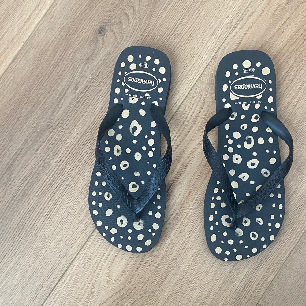 Havaianas Black Flip Flops